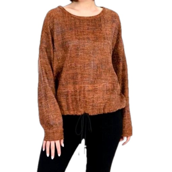 Eva Franco Sweaters - Anthropologie Eva Franco Dash Top In Hopscotch Drawstring Waist Sweater …